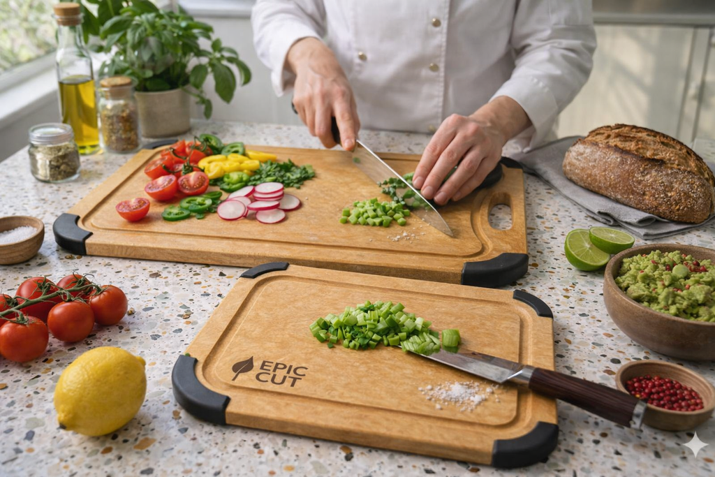 Set Duo Epic Cut — 2 Tablas de Picar de Fibra de Madera