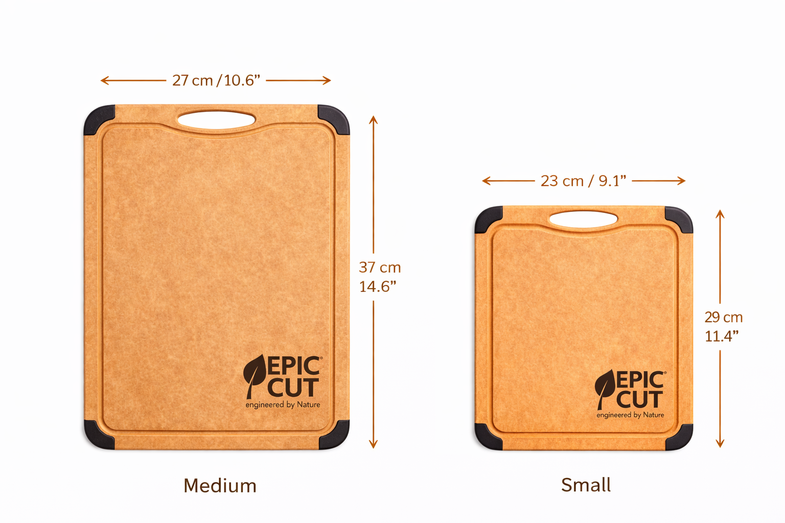 Set Duo Epic Cut — 2 Tablas de Picar de Fibra de Madera