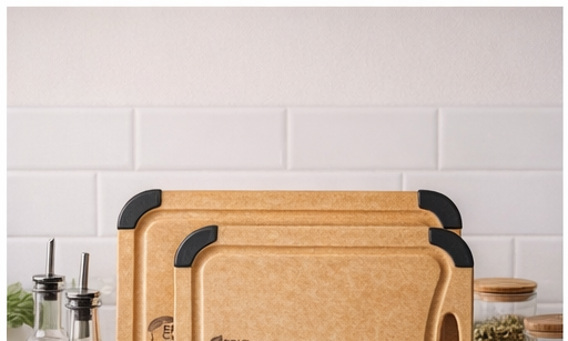 Tabla de Picar Epic Cut Medium — Fibra de Madera, Antibacterial | 27×37 cm