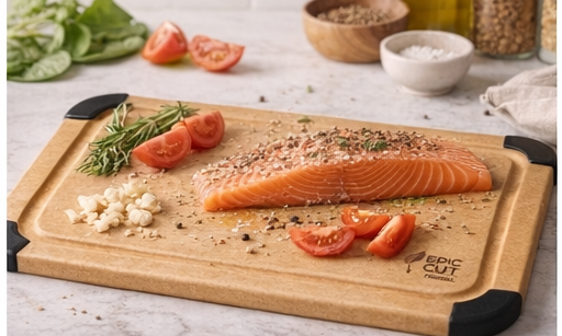 Tabla de Picar Epic Cut Medium — Fibra de Madera, Antibacterial | 27×37 cm