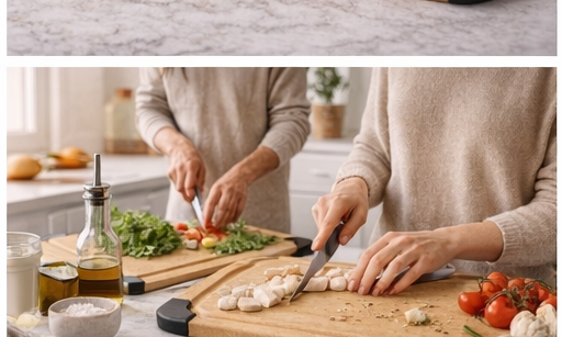 Tabla de Picar Epic Cut Small — Fibra de Madera, Antibacterial | 23×29 cm